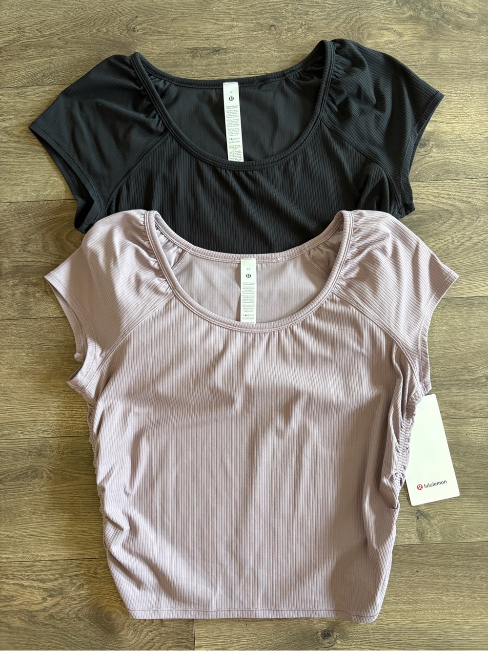 Lululemon Ribbed Ruche-Side Top